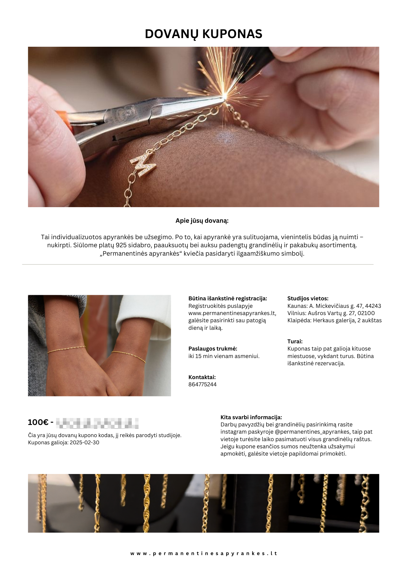 Internetinis dovanų kuponas